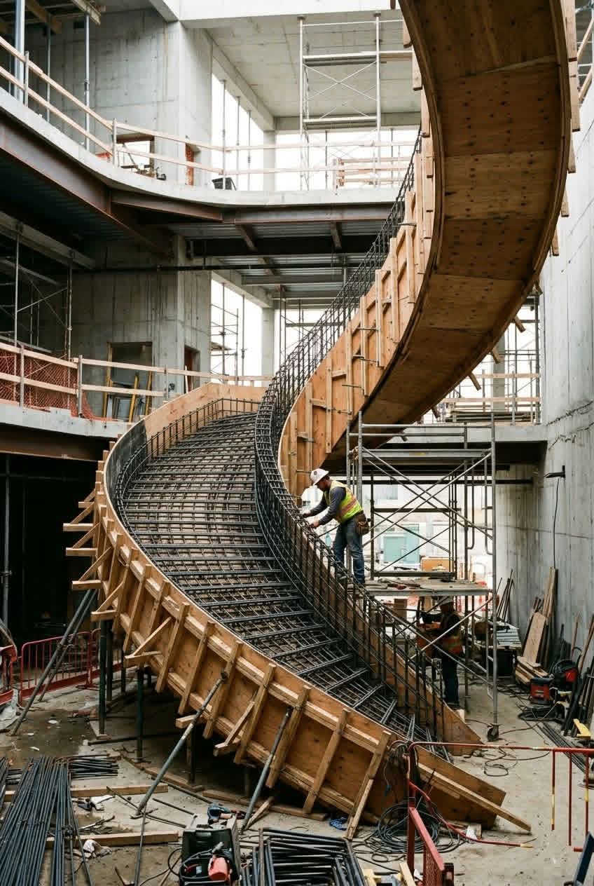 Modern Floating Staircase